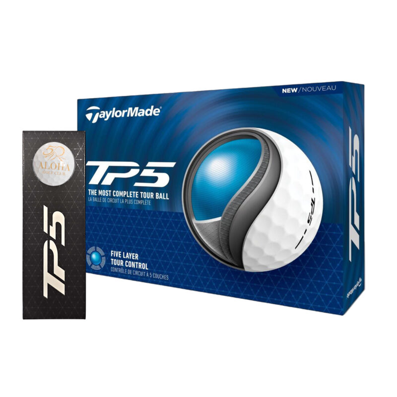 TAYLOR MADE BOLA TP5 DOCENA (BLANCA) (50 ANIVERSARIO)