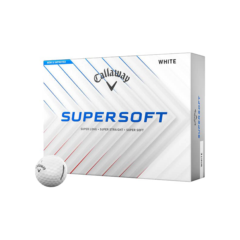 CALLAWAY BOLA SUPERSOFT DOCENA (BLANCA)