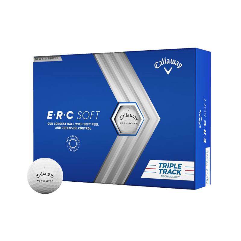 CALLAWAY BOLA ERC SOFT TRIPLE TRACK DOCENA (BLANCA)