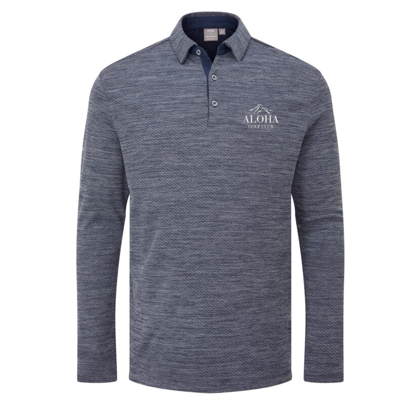 PING POLO HOMBRE CREEK NAVY MELANGE PO3706