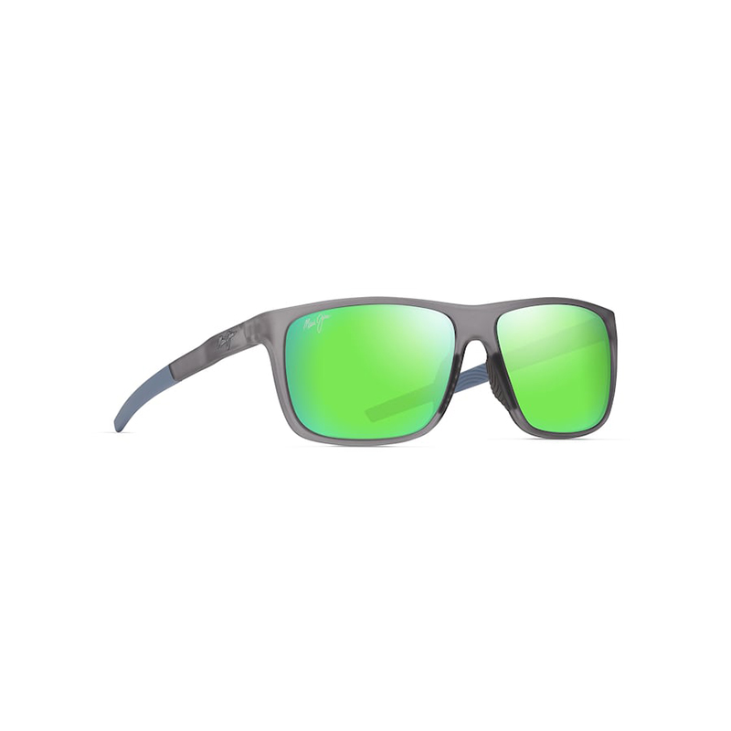 MAUI JIM GAFA MJ0598S-004 GREEN MIRROR LEHOPULU MATTE TRANS GREY
