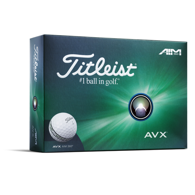 TITLEIST BOLA AVX DOCENA AIM 360 (BLANCA)