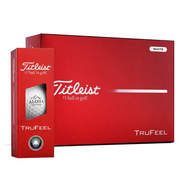 TITLEIST BOLA TRUFEEL DOCENA BLANCA LOGO