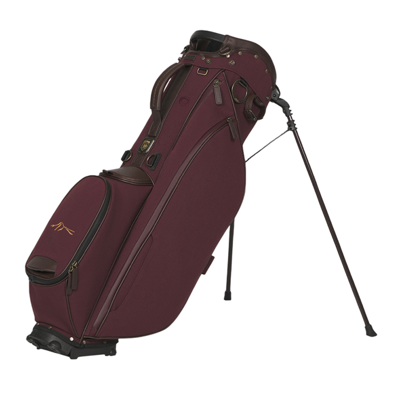 TITLEIST BOLSA LINKSLEND HERITAGE COLLECTION BURGUNDY/NOBLE BROWN LOGO ALOHA