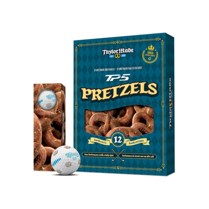 TAYLOR MADE BOLA TP5 EDICIÓN LIMITADA PRETZELS