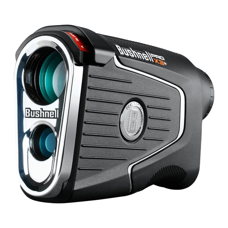 Medidor láser de golf Bushnell Pro X3+ LINK – vista frontal