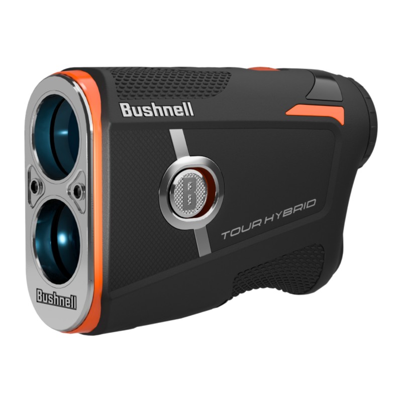 Medidor láser de golf con GPS Bushnell Tour Hybrid – vista frontal