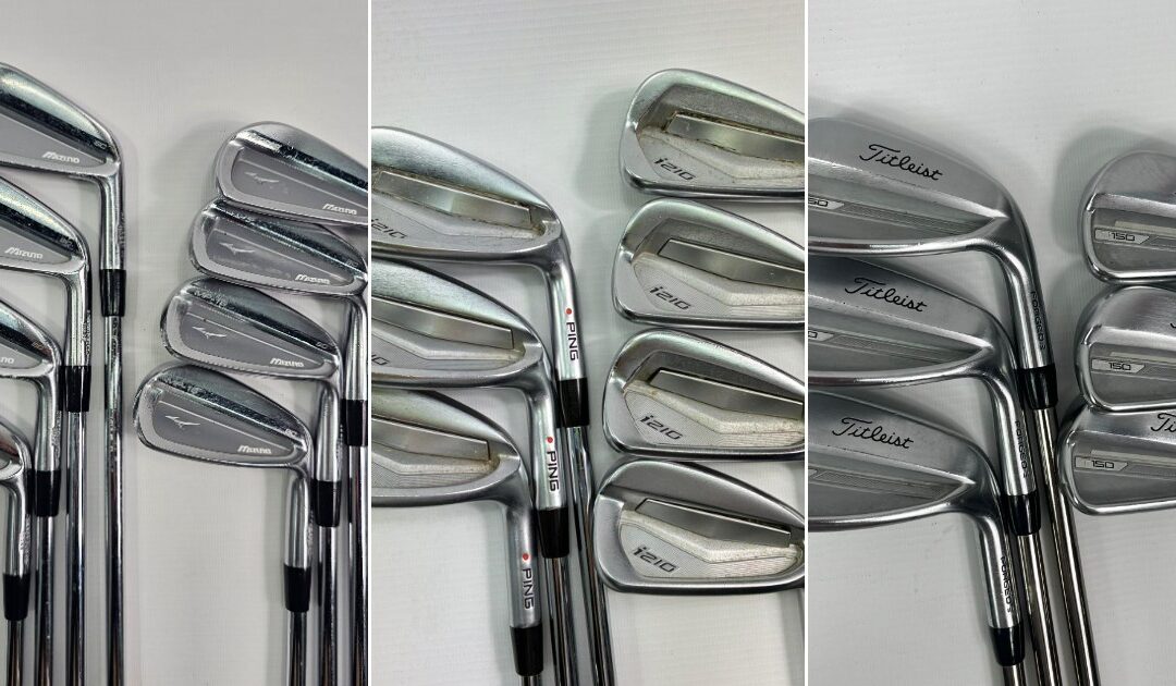 Sets de hierros de segunda mano: Mizuno MP-18, Ping i200 y Titleist T150