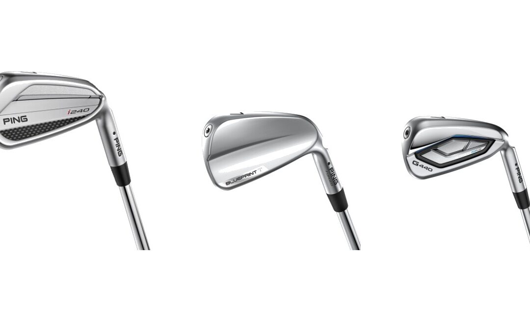 Hierros de golf a medida Ping i240, Blueprint T y G440
