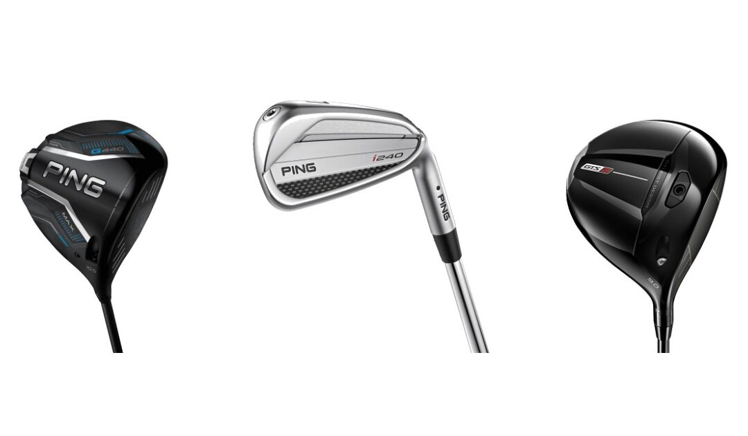 Palos de golf a medida con el configurador custom de Aloha Golf Pro Shop: driver Ping G440, hierros Ping i240 y driver Titleist GT2